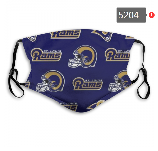 2020 NFL Los Angeles Rams #2 Dust mask with filter
